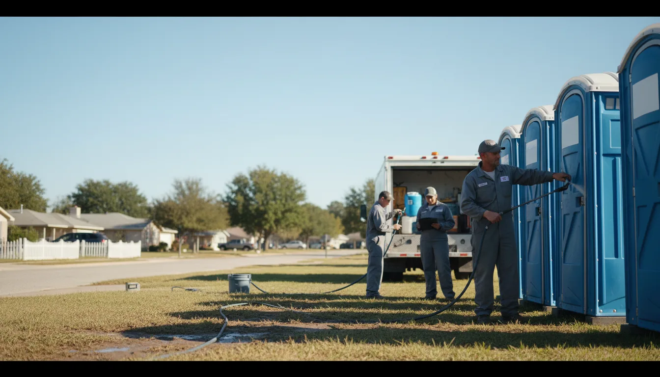 Long-Term Portable Toilet Rental in Ballinger, TX near me